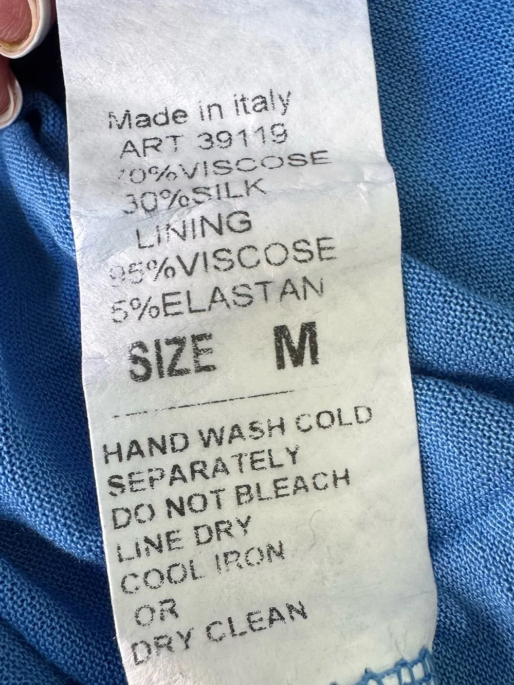 Piazza Roma Made in Italy Royal Blue Maxi Skirt - NWT - Size Medium